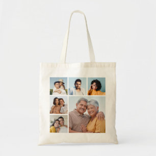 Create Your Own 6 Photo Collage  Tote Bag