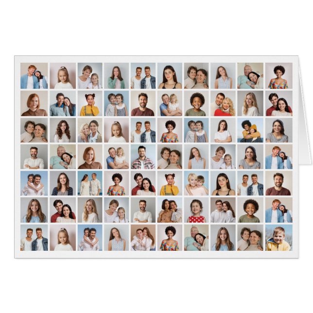 Create Your Own 70 Photo Collage (Front Horizontal)