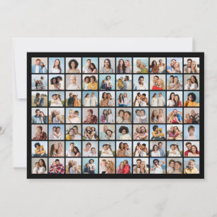 Create Your Own 70 Photo Collage Card