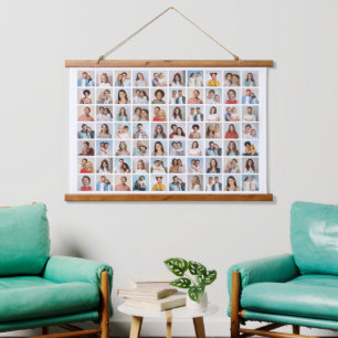 Create Your Own 70 Photo Collage Hanging Tapestry
