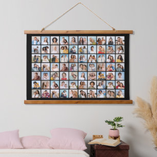 Create Your Own 70 Photo Collage Hanging Tapestry