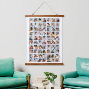 Create Your Own 70 Photo Collage Hanging Tapestry