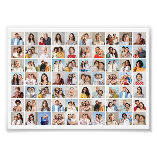 Create Your Own 70 Photo Collage Photo Enlargement (Front)