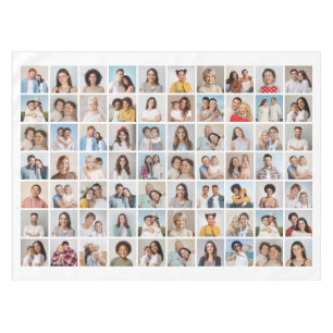 Create Your Own 70 Photo Collage Tablecloth