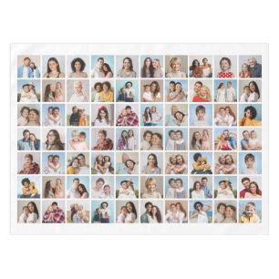 Create Your Own 70 Photo Collage Tablecloth