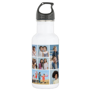 Create Your Own 7 Photo Collage 532 Ml Water Bottle
