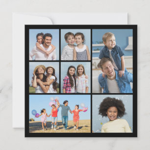 Create Your Own 7 Photo Collage Card