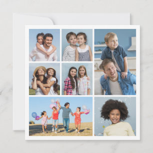Create Your Own 7 Photo Collage Card