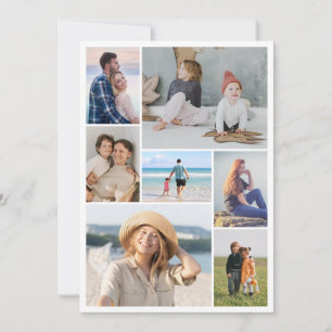 Create Your Own 7 Photo Collage Card