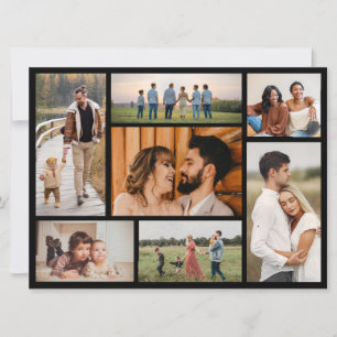 Create Your Own 7 Photo Collage Card