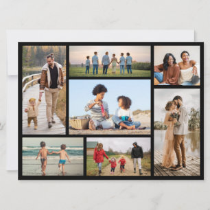 Create Your Own 7 Photo Collage Card