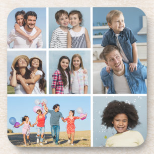  Create Your Own 7 Photo Collage  Coaster