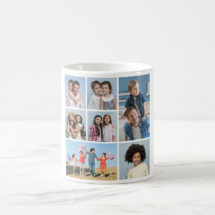 Create Your Own 7 Photo Collage Coffee Mug