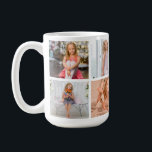 Create Your Own 7 Photo Collage Coffee Mug<br><div class="desc">Create Your Own 7 Photo Collage Coffee Mug.</div>
