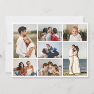 Create Your Own 7 Photo Collage Greeting Card