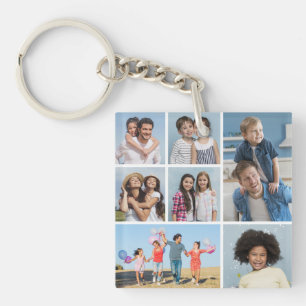  Create Your Own 7 Photo Collage  Keychain
