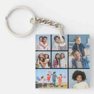  Create Your Own 7 Photo Collage  Keychain