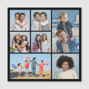  Create Your Own 7 Photo Collage Magnetic Card