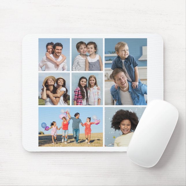  Create Your Own 7 Photo Collage  Mouse Pad (With Mouse)