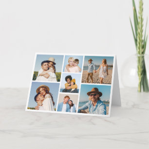 Create Your Own 7 Photo Collage Note Card