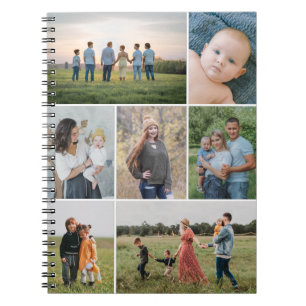 Create Your Own 7 Photo Collage Notebook