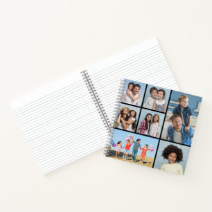 Create Your Own 7 Photo Collage Notebook