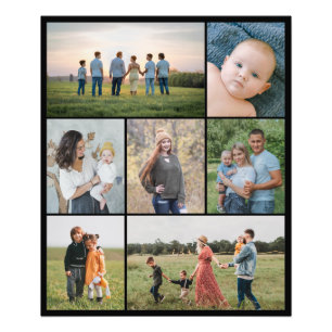 Create Your Own 7 Photo Collage Photo Enlargement Print
