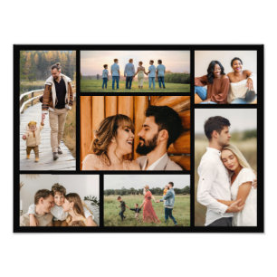 Create Your Own 7 Photo Collage Photo Enlargement Print