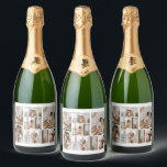 Create Your Own 7 Photo Collage Sparkling Wine Label<br><div class="desc">Introducing our personalized photo collage sparkling wine labels - the perfect way to add a personal touch to your special occasion! Whether it's a graduation, a family gathering, a trip with friends, or a special celebration, our high-quality sparkling wine labels are the perfect way to showcase your favourite memories. Our...</div>