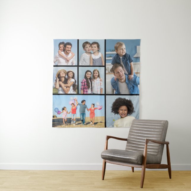 Create Your Own 7 Photo Collage Tapestry (In Situ)