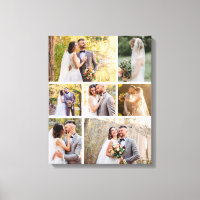Create Your Own 7 Photo Wedding Collage
