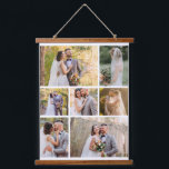 Create Your Own 7 Photo Wedding Collage Hanging Tapestry<br><div class="desc">Design a personalized keepsake with our 'Create Your Own 7 Photo Wedding Collage.' This elegant collage allows you to showcase five cherished photos from your special day, creating a beautiful memory piece. Crafted with high-quality materials and customizable options, it’s the perfect way to celebrate your love story. Ideal as a...</div>