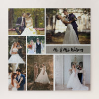 Create Your Own 7-Photo Wedding Collage