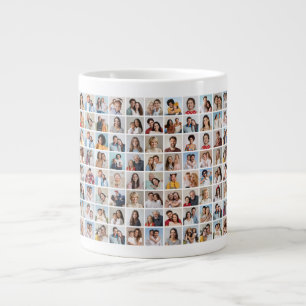 Create Your Own 88 Photo Collage Large Coffee Mug