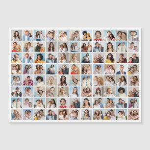 Create Your Own 88 Photo Collage Magnetic Card