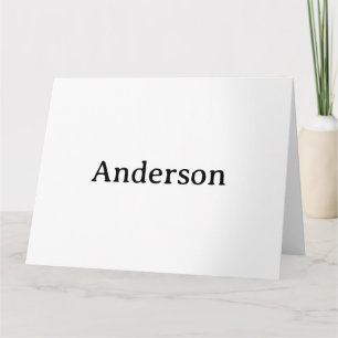 Create Your Own 8.5" x 11" Folded Thank You Card
