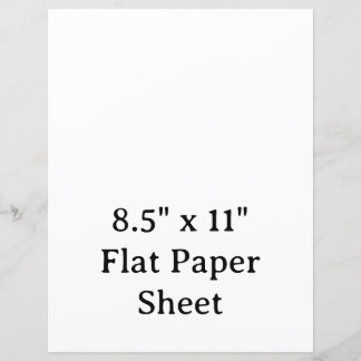 Create Your Own 8.5" x 11" Semi Gloss Paper Sheet