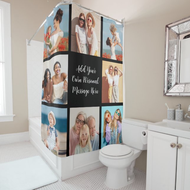 Create Your Own 8 Photo Collage Add Your Greeting (In Situ)