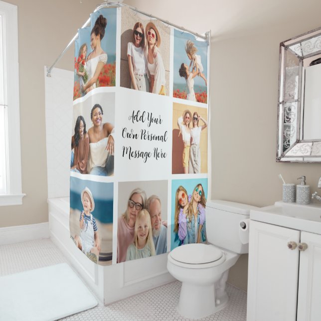 Create Your Own 8 Photo Collage Add Your Greeting (In Situ)