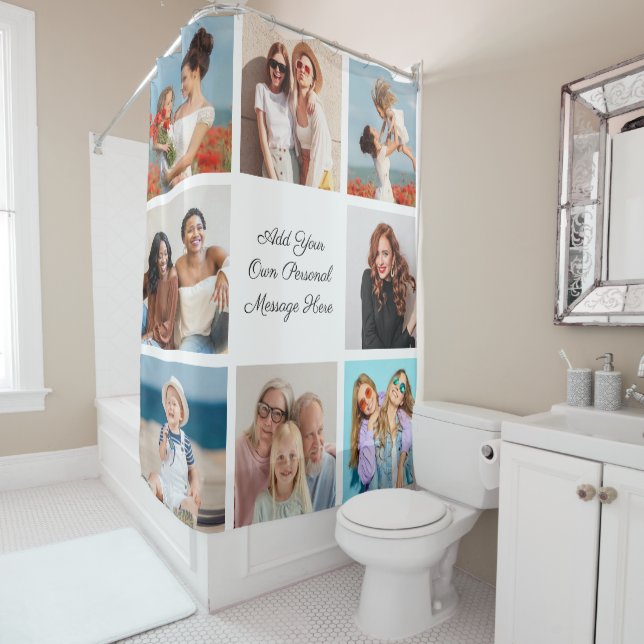 Create Your Own 8 Photo Collage Add Your Greeting (In Situ)
