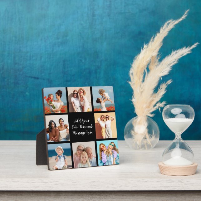 Create Your Own 8 Photo Collage Add Your Greeting Plaque (Insitu)