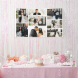 Create Your Own 8 Photo Collage Banner<br><div class="desc">Introducing our personalized photo collage banner - the perfect way to celebrate any occasion and showcase your favourite memories! Whether you're celebrating a graduation, honouring family, cherishing friends, or remembering a vacation trip, our custom banner is the ultimate way to commemorate any event. With our easy-to-use design tool, you can...</div>