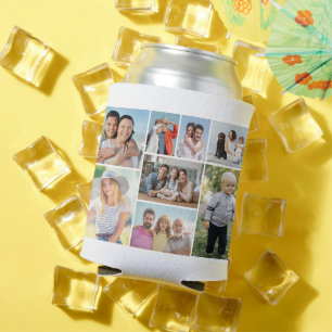 Create Your Own 8 Photo Collage Can Cooler