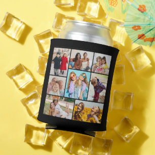 Create Your Own 8 Photo Collage Can Cooler