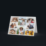 Create Your Own 8 Photo Collage Card<br><div class="desc">Create your own 8 Photo Collage for Christmas, Birthdays, Weddings, Anniversaries, Graduations, Father's Day, Mother's Day or any other Special Occasion, with our easy-to-use design tool. Add your favourite photos of friends, family, vacations, hobbies and pets and you'll have a stunning, one-of-a-kind photo collage. Our custom photo collage is perfect...</div>