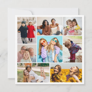 Create Your Own 8 Photo Collage Card
