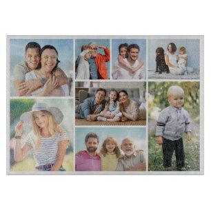Create Your Own 8 Photo Collage  Cutting Board