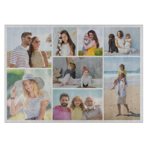 Create Your Own 8 Photo Collage  Cutting Board