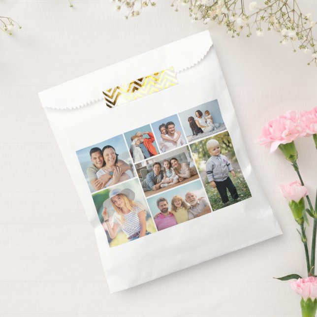 Create Your Own 8 Photo Collage  Favour Bag (Sealed)