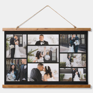 Create Your Own 8 Photo Collage Hanging Tapestry